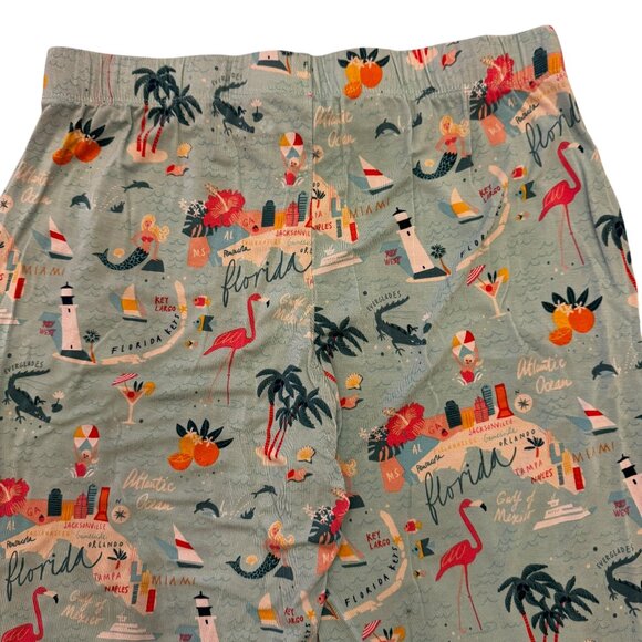 Spartina 449 Florida Mermaid Vacation Print Pajama Sleep Pants Size Small - Picture 5 of 8